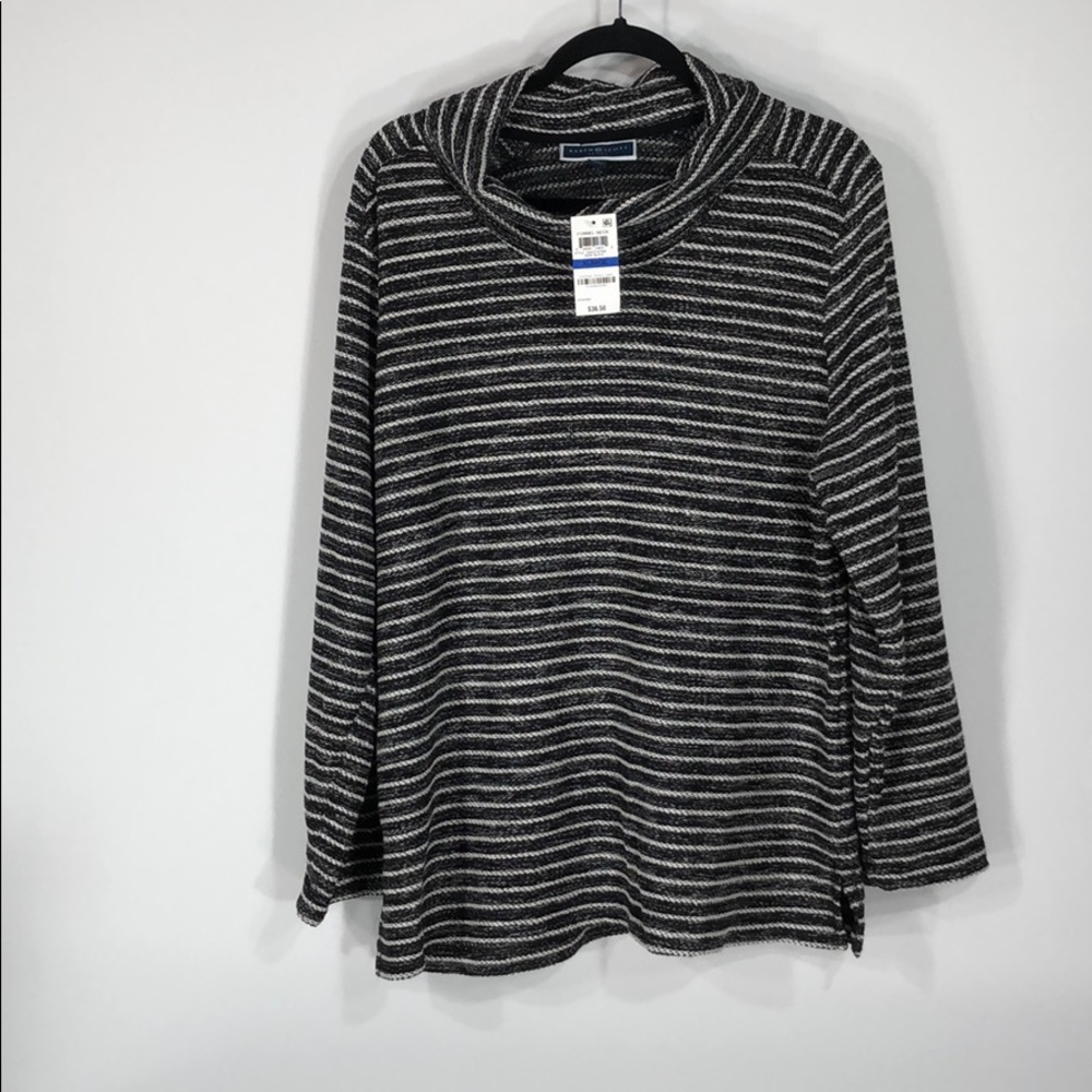 Karen Scott Cowell neck sweater